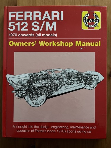 Haynes manual ferrari 512 - haynes, manual:
