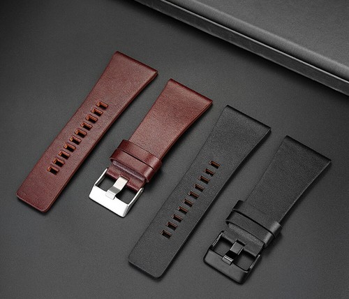 Genuine leather strap - leather, watch