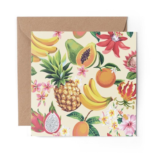 Blank greeting card - x,