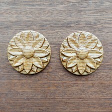 Pair of Solid Oak 50mm Wood