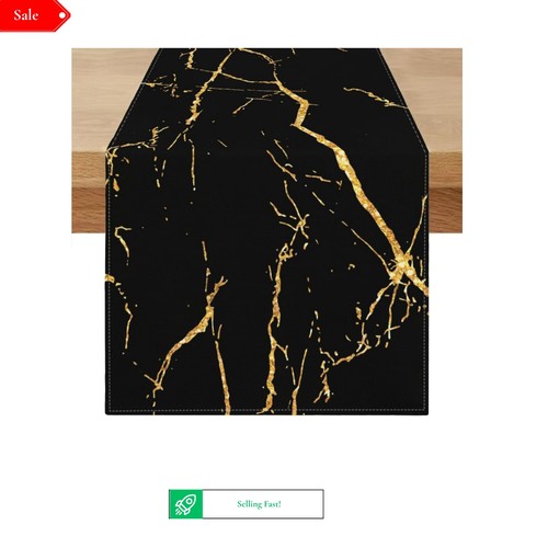 Modern marble table runner - table,