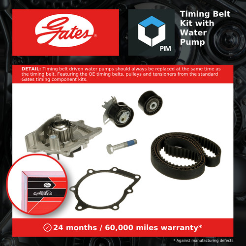 Timing belt water pump kit - water,