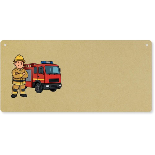 Fire engine firefighter - &, firefighter'