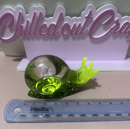 Handmade resin snail - handmade, ornament