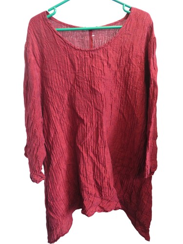 Grizas crinkled tunic top - grizas,