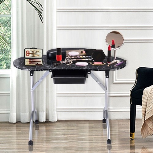Portable nail table - table, station