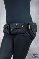 PIXIE POCKET BELT Hippy Utility Belt Money Belt Bum Bag Travel Wallet Pouch 