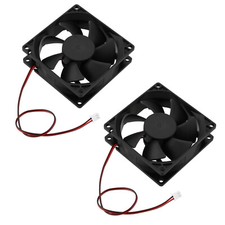80mm x 80mm x 25mm Brushless Cooling Fan DC 12/24V 0.2A Dual Ball Bearing Fan