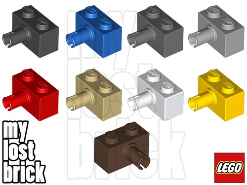 Lego part 2458 bricks 1x2 - -,