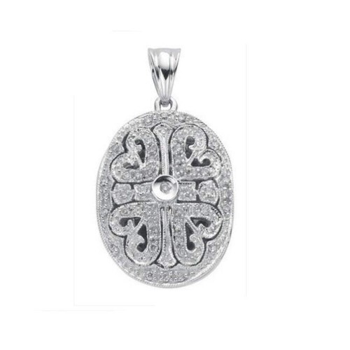 9ct white gold 31ct - white, 0.31ct