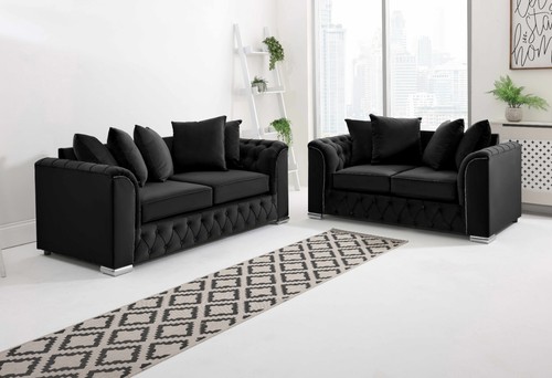 Serene velvet sofa 3 - serene,