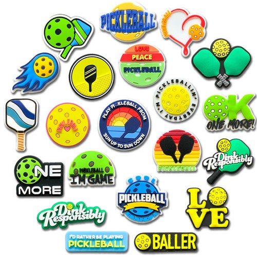 Pickleball shoe charms for - pickleball,