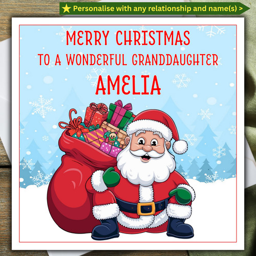 Santa personalised christmas - santa,