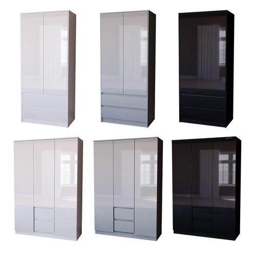 Gloss wardrobe cabinet - wardrobe,