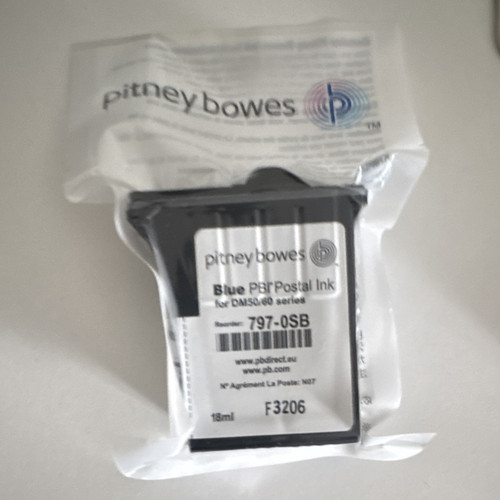 Pitney bowes blue postal ink - pitney,