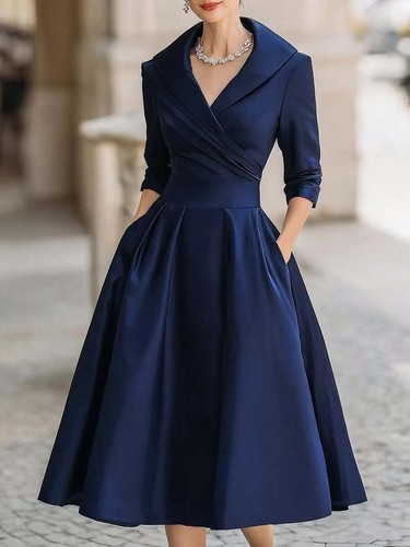 Ladies satin elegant long - ladies,