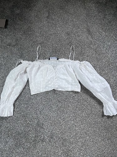 Zara white top - white, off