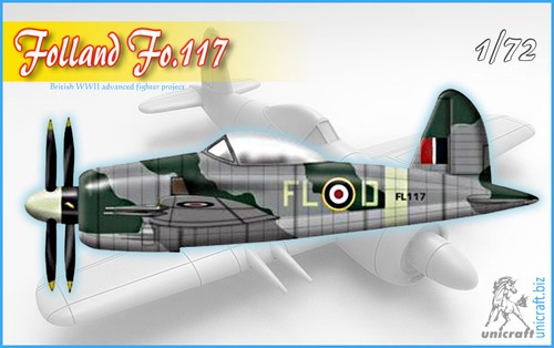 Unicraft uni72145 folland - unicraft, 1:72