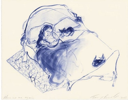 Tracey emin here - here, we
