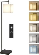 Tall Floor Lamp Standard with Remote Control 10 Settings Living Room