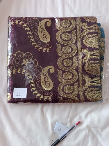 Burgundy designer saree sari - saree,