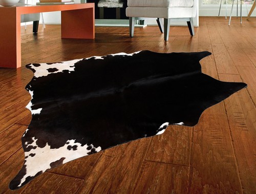 100 genuine cow - hide, rug