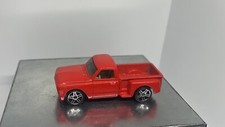 Hot Wheels Custom ‘69 Chevy 2002 first edition red pickup truck 2001 base date 