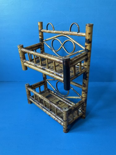 Vintage burnt bamboo - , small