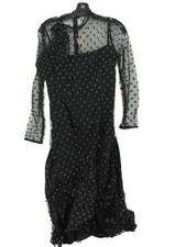 Goat Maxi Dress UK8 in Black