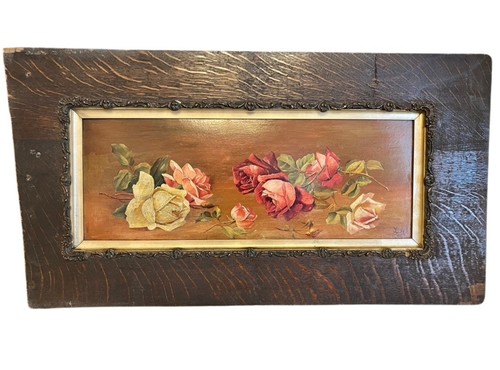 Antique 1909 oil - antique, painting