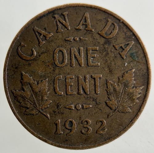 1932 canada one cent coin - 1932,
