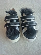 Black Leather Trainers - BAMBA