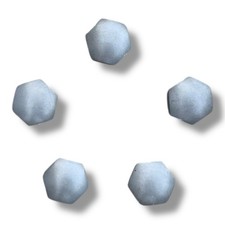 Set of 5 Audi VW Wheel Bolt Caps 321601173A 17mm Hex Genuine OEM Grey