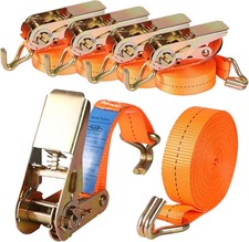 4x Wheel Ratchet Straps Car