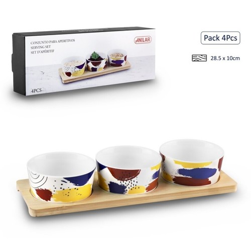 Ceramic serving bowl - set, 3