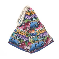 Heavy doorstop graffiti art