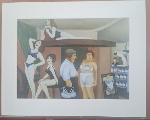 Beryl cook mounted print - beryl,