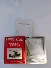 1/35 Scale Lead Sled 40mm Bofors Unassempled Metal Model