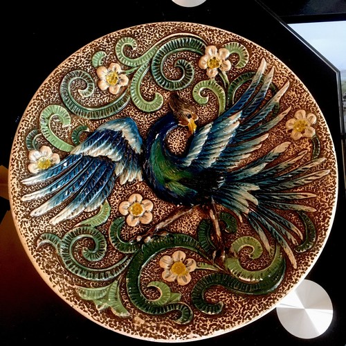 Vintage art deco exotic bird - deco,