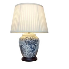 Blue Ceramic Lamp Oriental