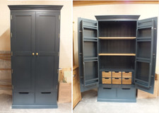Buckingham Painted Larder Unit Internal Spice Racks & Drawers- Bespoke Available