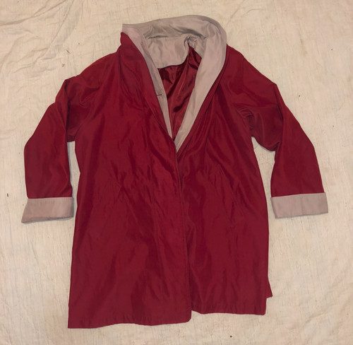 Vintage style red overcoat - style,