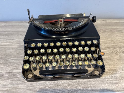 Vintage remington typewriter - vintage,