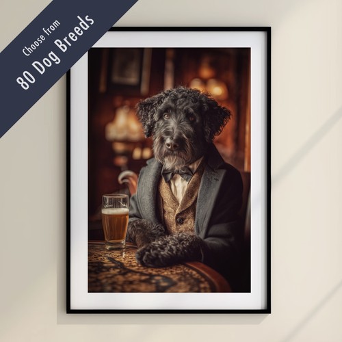Funny dog drinking - drinking, the