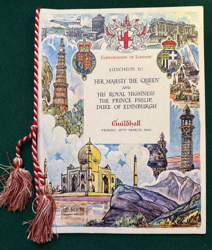 Antique guildhall menu queen - antique,