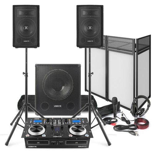 Complete setup speakers - dj,
