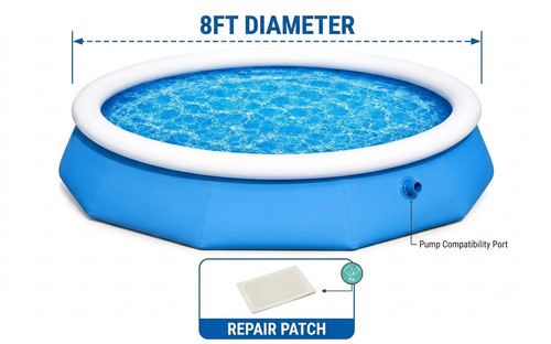 Bestway 8ft swimming - bestway, pool