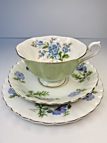 Vintage richmond blue poppy - blue,
