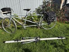 Robert’s 1994 Steel Tandem With Paniers Racks And Thule Roof Mounted Rack
