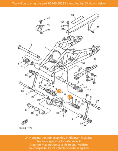 Yamaha circlip 93440 - yamaha, circlip,